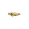 Pomellato M'ama Non M'ama ring in pink gold, peridot and diamonds - 00pp thumbnail