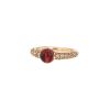 Bague Pomellato M'ama Non M'ama en or rose, tourmaline et diamants - 00pp thumbnail