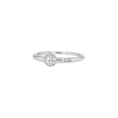 Pomellato M'ama Non M'ama ring in white gold and diamonds