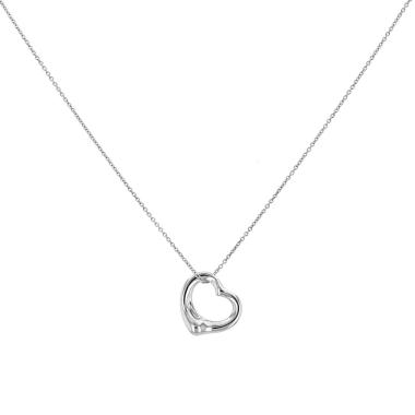 Pendentif Tiffany & Co Open Heart en platine