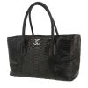 Chanel  Executive shopping bag  in black python - 00pp thumbnail