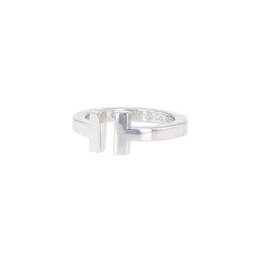 Bague Tiffany & Co Tiffany T en or blanc