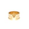 Open Cartier C de Cartier ring in yellow gold - 360 thumbnail