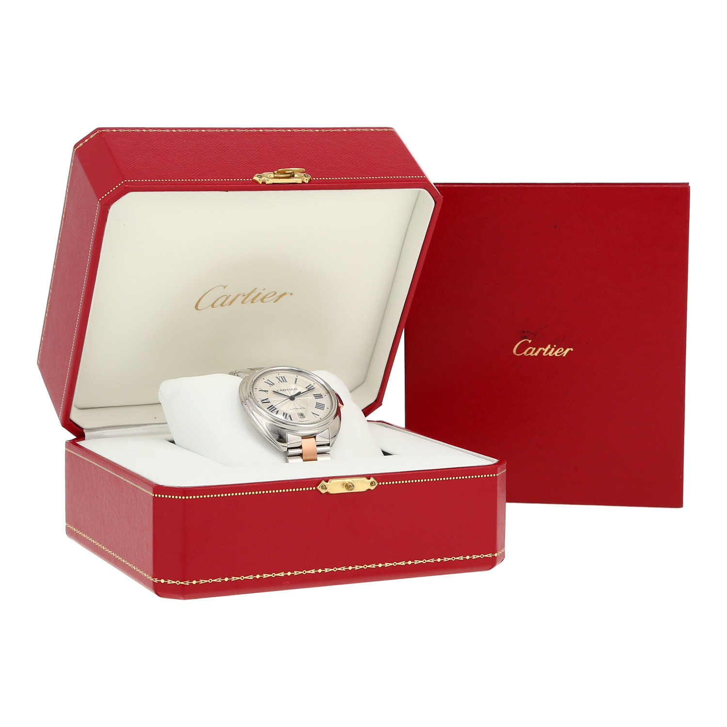 Cartier Clé  in gold and stainless steel Ref: Cartier - 3850  Circa 2015