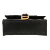 Balenciaga  Hourglass shoulder bag  in black leather - Detail D1 thumbnail