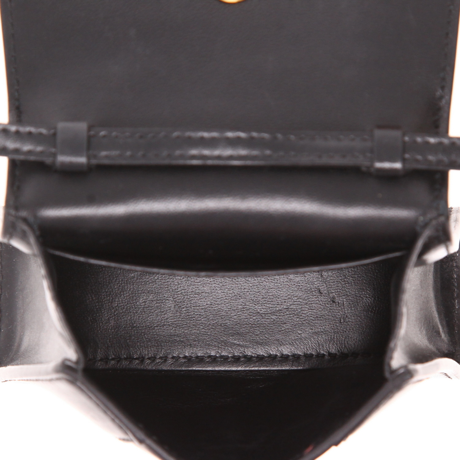 Borsa a tracolla Balenciaga  Hourglass in pelle nera - Detail D3