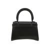 Balenciaga  Hourglass shoulder bag  in black leather - Detail D4 thumbnail