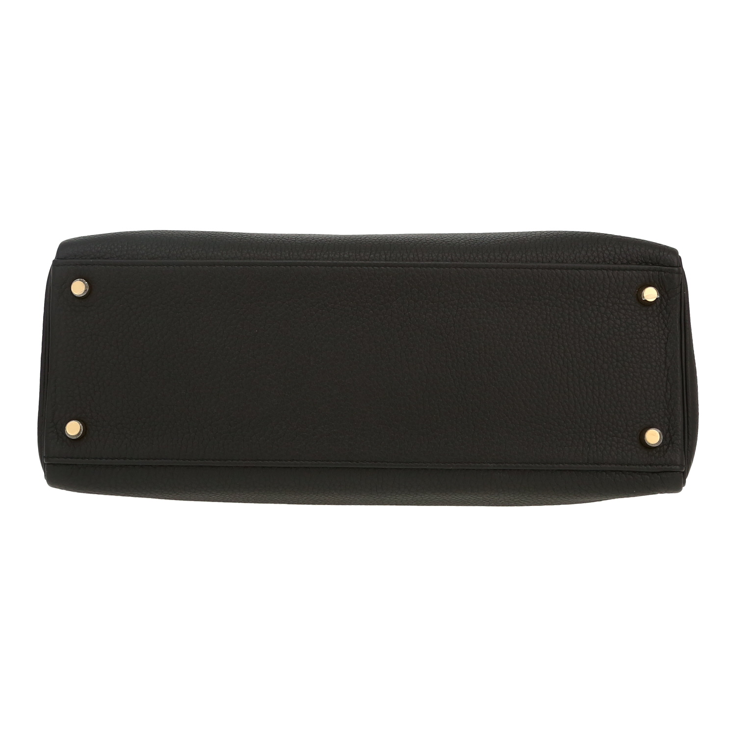 Hermès  Kelly 35 cm handbag  in black togo leather - Detail D1