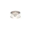 Open Cartier C de Cartier ring in white gold - 360 thumbnail
