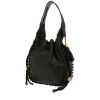 Bolso de mano Dior  Bucket en cuero negro - 00pp thumbnail