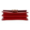 Borsa a tracolla Gucci  Interlocking G in pelle martellata rossa - Detail D1 thumbnail