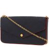 Louis Vuitton  Félicie shoulder bag  in navy blue empreinte monogram leather - 00pp thumbnail