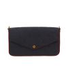 Louis Vuitton  Félicie shoulder bag  in navy blue empreinte monogram leather - 360 thumbnail