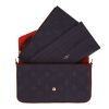 Louis Vuitton  Félicie shoulder bag  in navy blue empreinte monogram leather - Detail D4 thumbnail