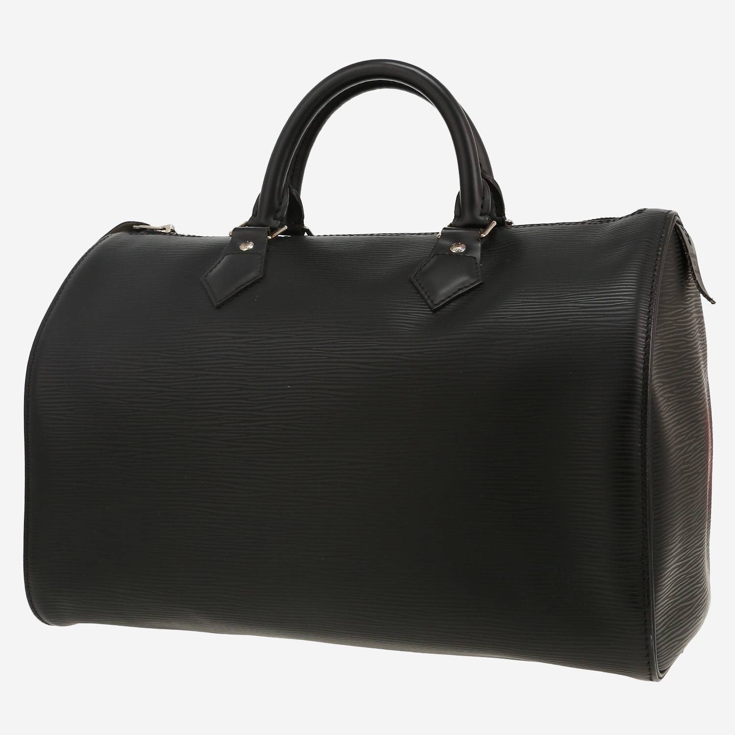 Louis Vuitton Speedy 30 handbag in black epi leather - 00pp