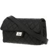 Chanel  Pochette ceinture clutch-belt  in black quilted grained leather - 00pp thumbnail