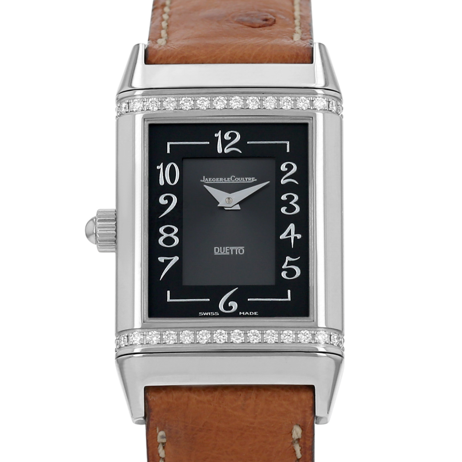 Orologio Jaeger-LeCoultre Reverso-Duetto in acciaio Ref: Jaeger-LeCoultre - 256.8.75  Circa 2000 - Detail D3