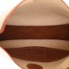 Bolso bandolera Hermès  Evelyne en cuero color oro y lona beige - Detail D3 thumbnail