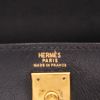 Hermès  Kelly 20 cm shoulder bag  in black box leather - Detail D2 thumbnail