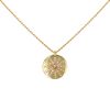 De Beers Talisman large model necklace in yellow gold, diamonds and rough diamond - 00pp thumbnail