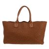 Bottega Veneta  Cabat shopping bag  in brown intrecciato leather - Detail D4 thumbnail