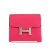 Borsellino Hermès  Constance Wallet in pelle Epsom Rose Tyrien - 360 thumbnail