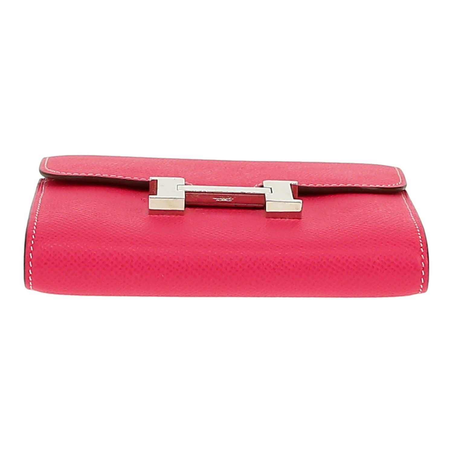Hermès  Constance Wallet wallet  in Rose Tyrien epsom leather - Detail D1