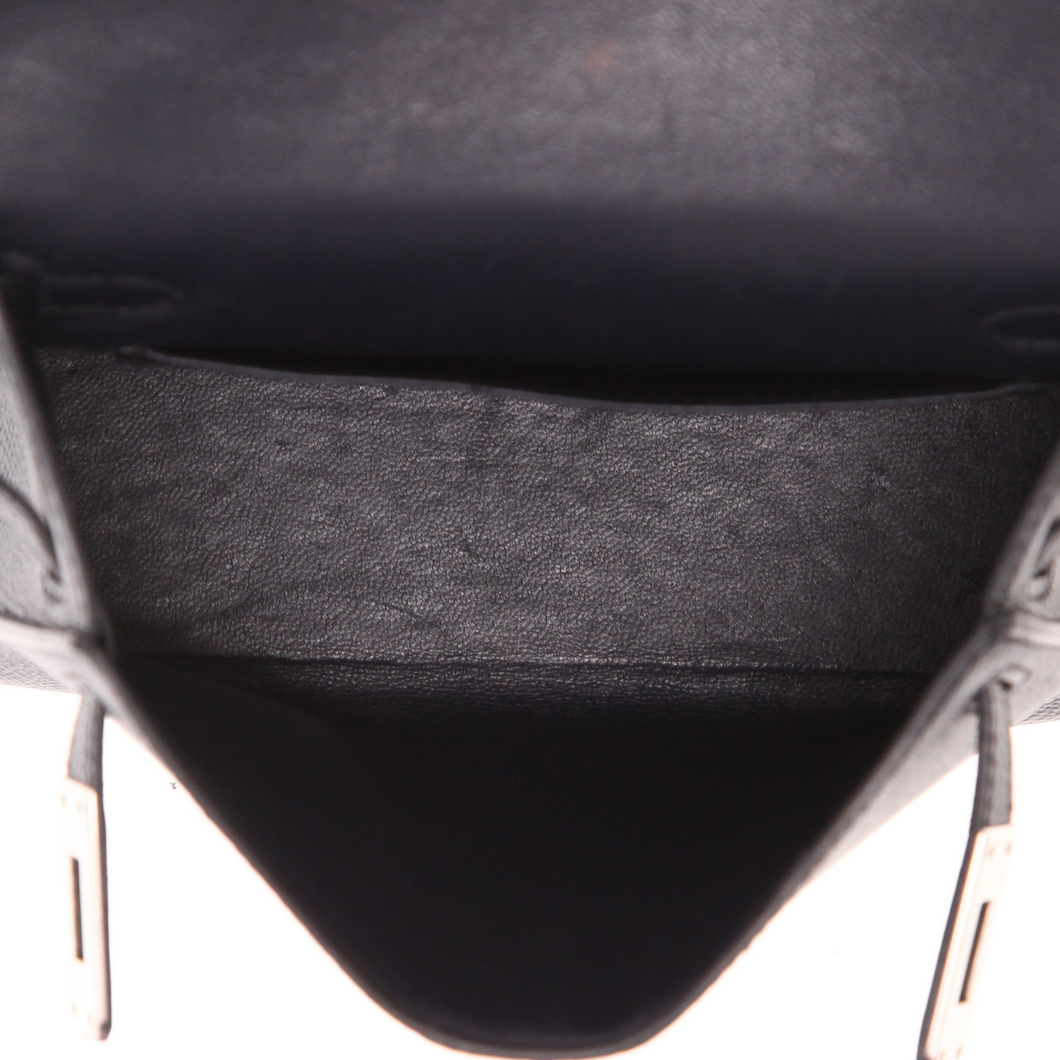 Sac à main Hermès  Kelly 20 cm en cuir epsom Bleu Caban - Detail D3