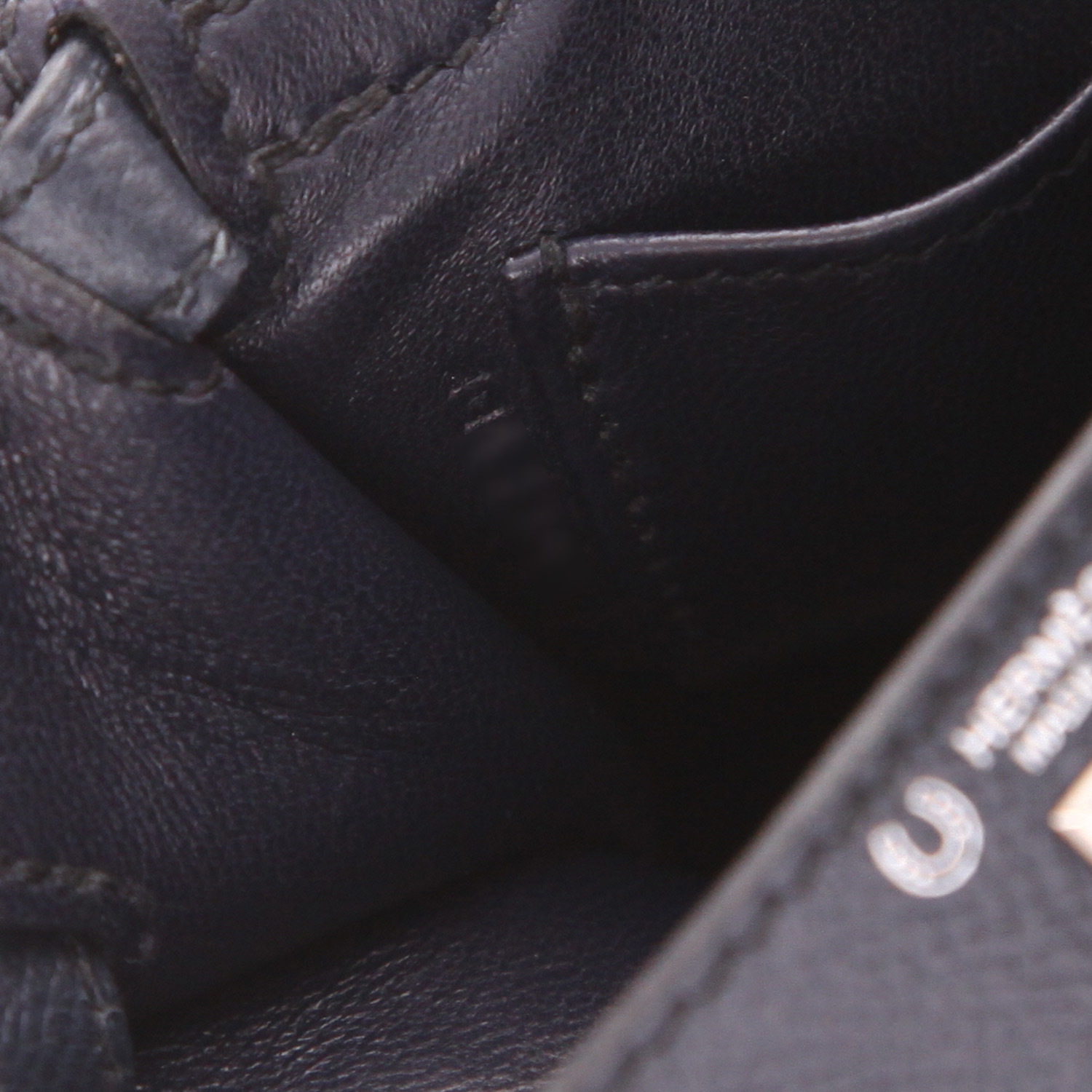 Borsa Hermès  Kelly 20 cm in pelle Epsom Bleu Caban - Detail D4