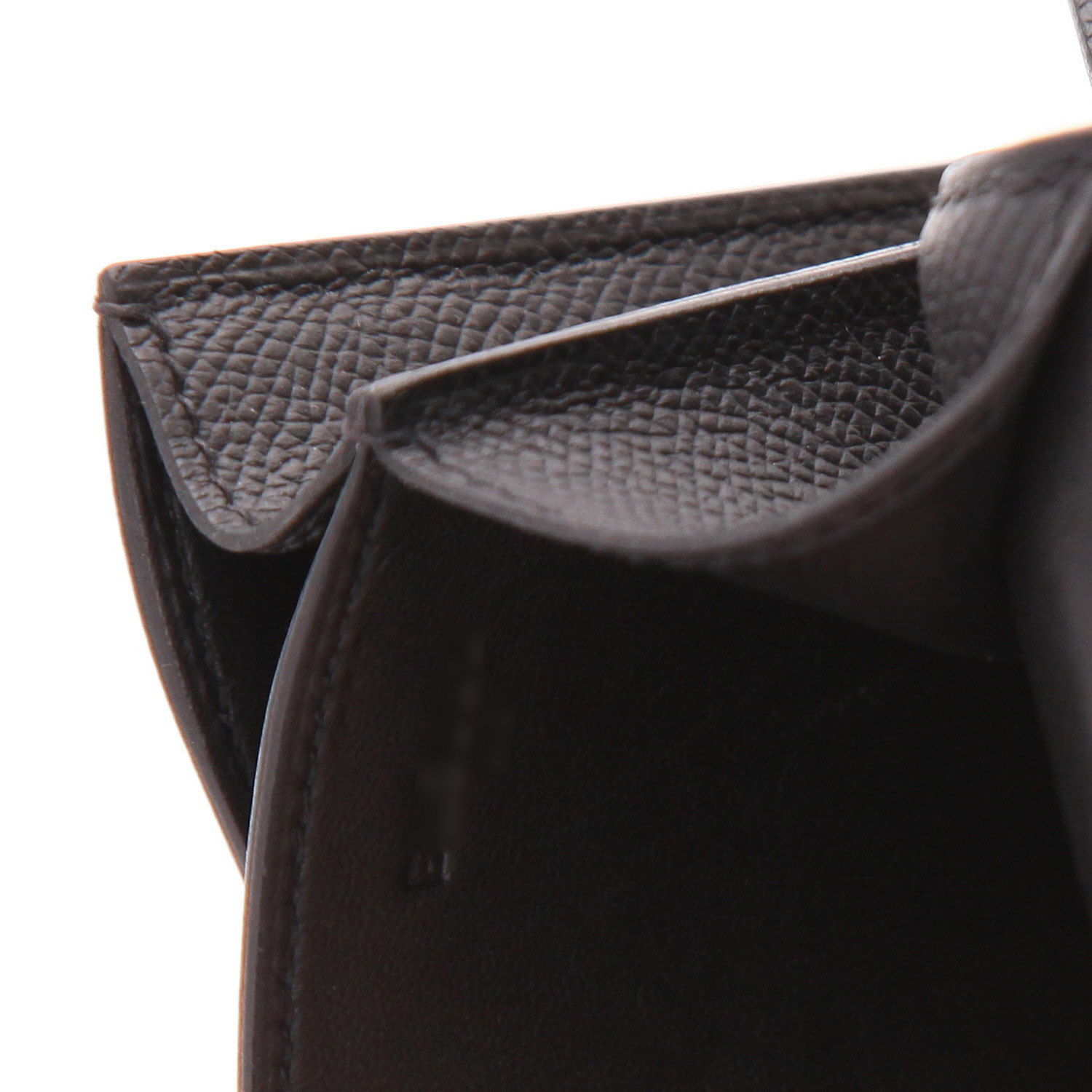 Hermès Constance 18 cm handbag in black Epsom leather - Detail D3