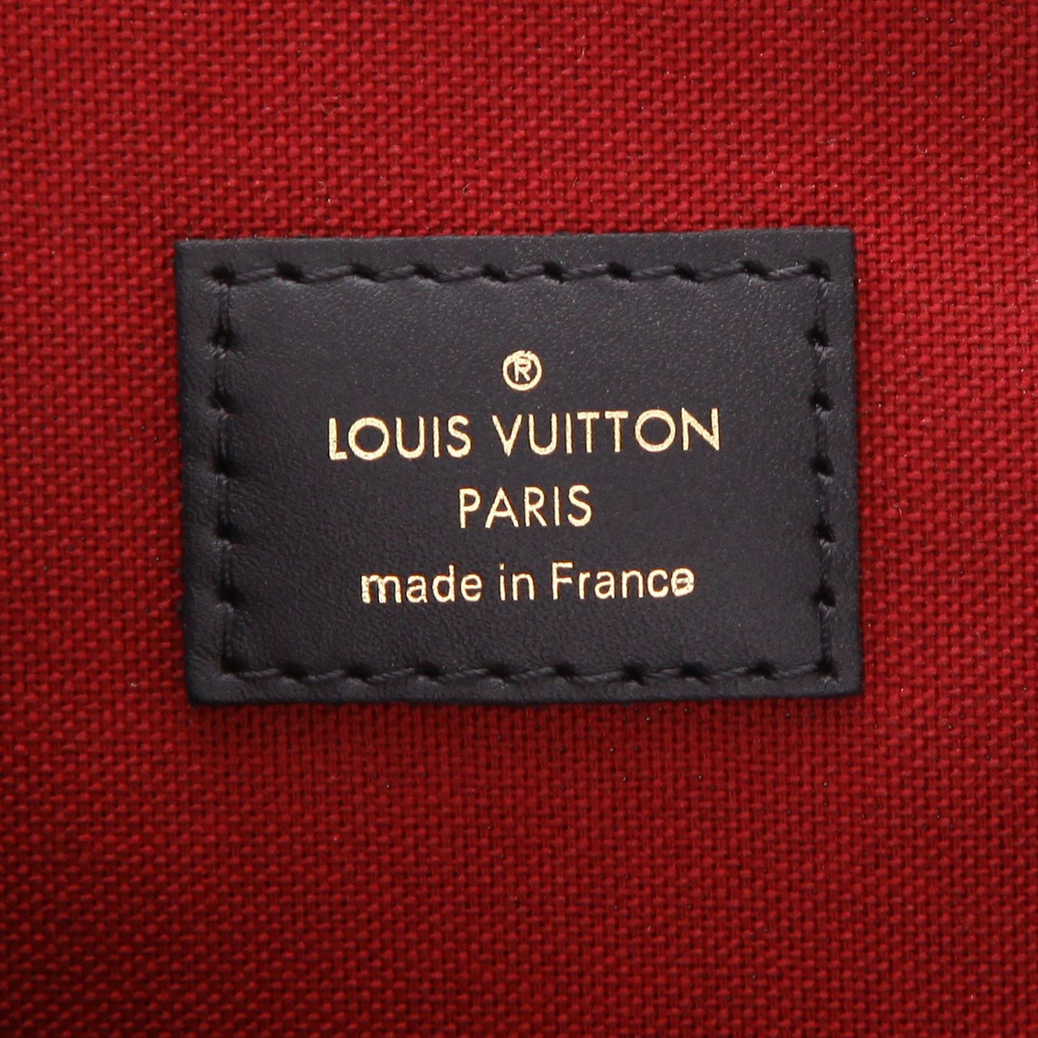 Louis Vuitton   backpack  in brown monogram canvas  and black grained leather - Detail D2