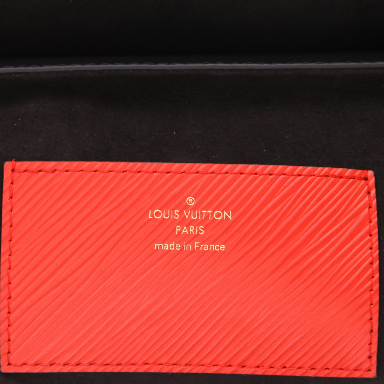 Bolso bandolera Louis Vuitton  Twist en cuero Epi negro rojo y blanco - Detail D2