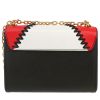 Louis Vuitton  Twist shoulder bag  in black, red and white epi leather - Detail D4 thumbnail