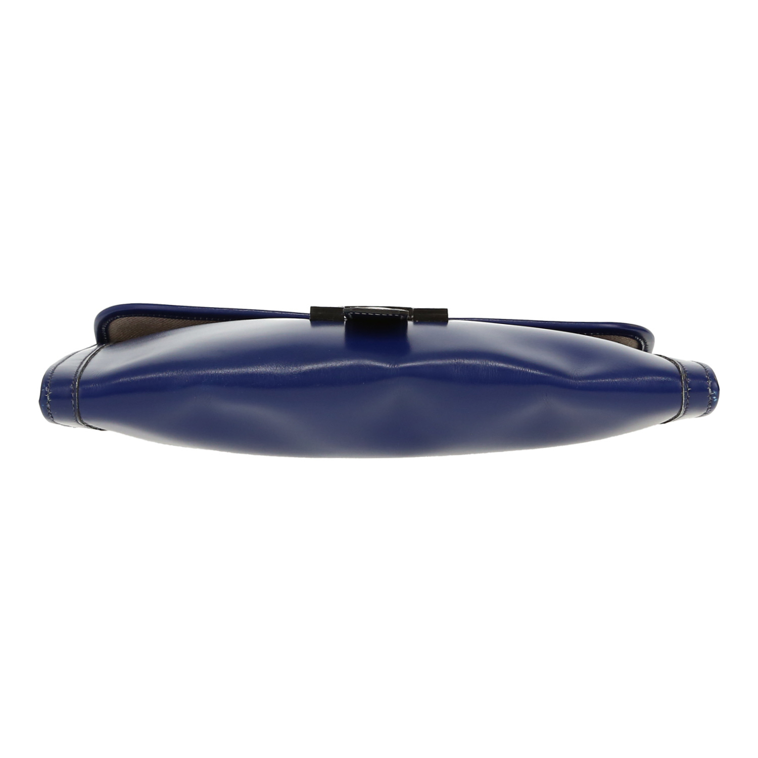 Pochette Hermès  Jige in pelle box blu Zaffiro - Detail D1