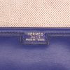 Hermès  Jige pouch  in Sapphire Blue box leather - Detail D2 thumbnail