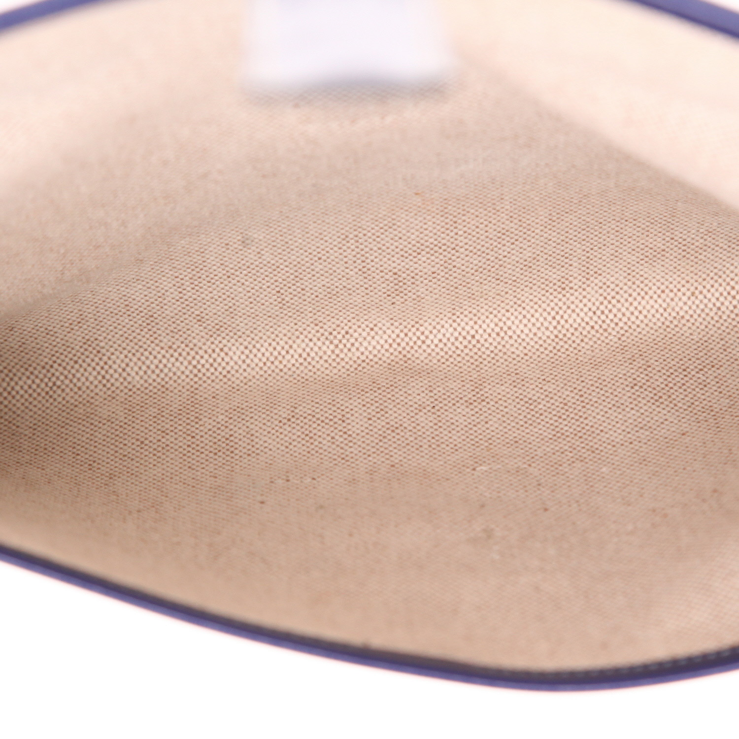 Pochette Hermès  Jige en cuir box Bleu Saphir - Detail D3