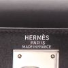 Hermès  Kelly 28 cm handbag  in black box leather - Detail D2 thumbnail