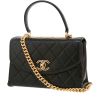 Chanel   shoulder bag  in black quilted leather - 00pp thumbnail