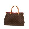 Bolso bandolera Louis Vuitton  Pallas en lona Monogram marrón y cuero natural - 360 thumbnail