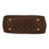 Borsa a tracolla Louis Vuitton  Pallas in tela monogram marrone e pelle naturale - Detail D1 thumbnail