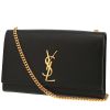 Borsa a tracolla Saint Laurent  Kate in pelle martellata nera - 00pp thumbnail