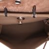 Hermès  Herbag bag worn on the shoulder or carried in the hand  in taupe canvas  and brown leather - Detail D3 thumbnail