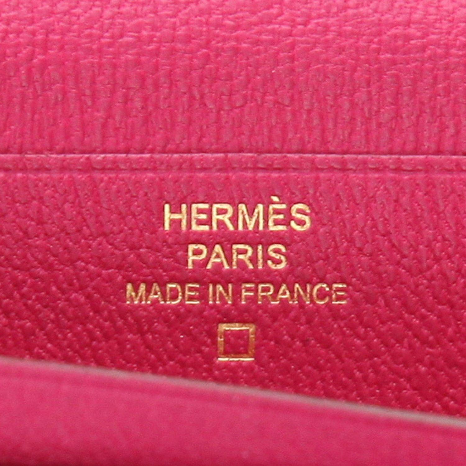 Billetera Hermès  Bearn en aligátor Rose Sheherazade - Detail D2