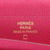 Hermès  Bearn wallet  in Rose Sheherazade alligator - Detail D2 thumbnail