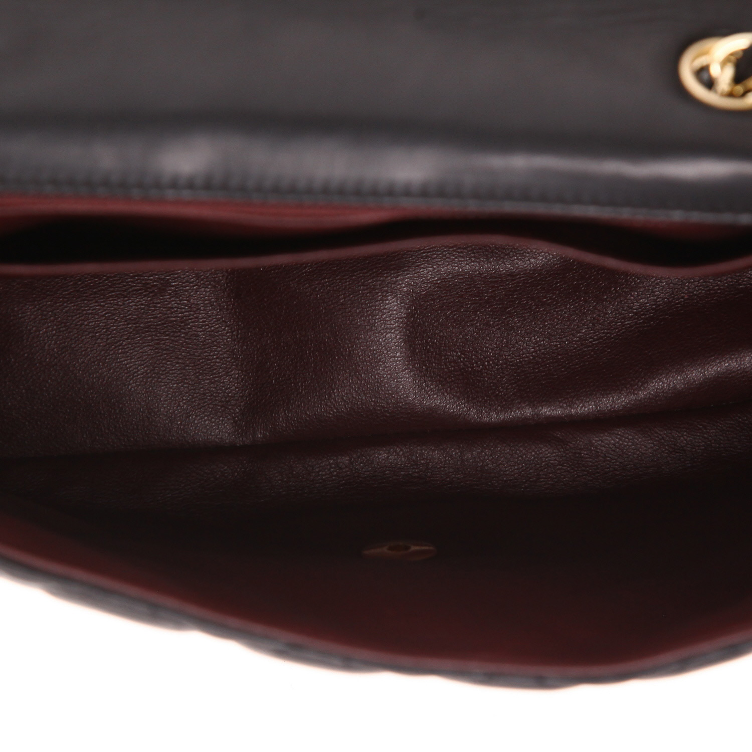 Bolso bandolera Chanel  Timeless Jumbo en cuero acolchado negro - Detail D3