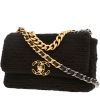 Borsa a tracolla Chanel  19 in maglia nero - 00pp thumbnail