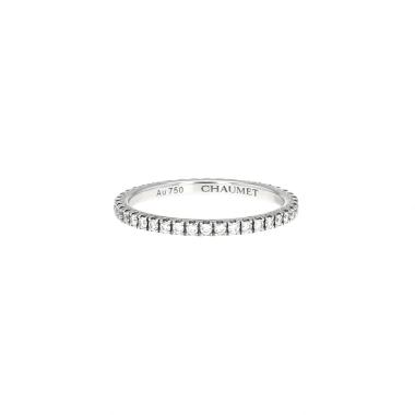 Alliance Chaumet Eternelles classiques en or blanc et diamants