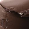 Borsa Hermès  Kelly 25 cm in pelle marrone Ecorce - Detail D4 thumbnail