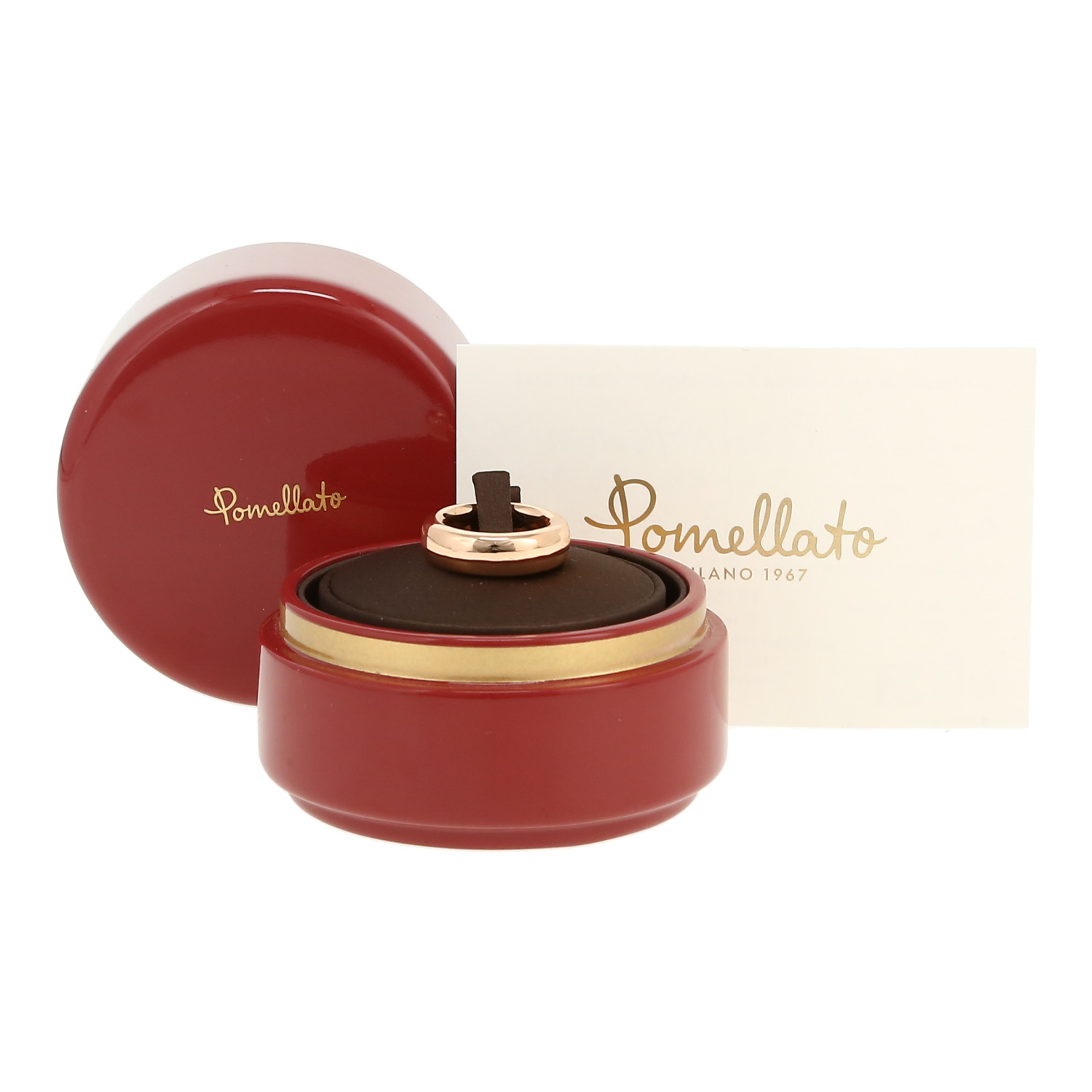 Sortija Pomellato Iconica modelo pequeño de oro rosa - Detail D2