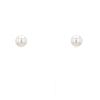 Paire de boucles d'oreilles Tasaki  en or blanc et perles de culture Akoya - 360 thumbnail